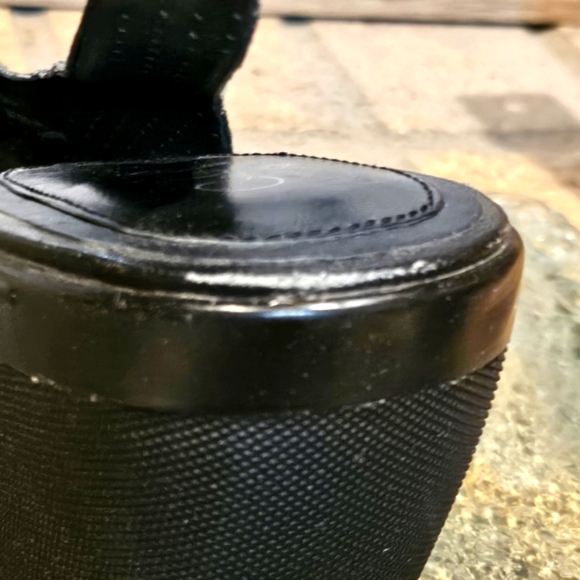 Cole Haan Slingback Pumps Wedge Heel Nike Air Black Sz 9 - Picture 7 of 9